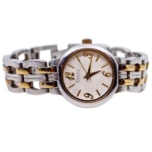 BULOVA~45L000~LADIES' STAINLESS STEEL & GOLD TWO TONE CLASSIC WATCH